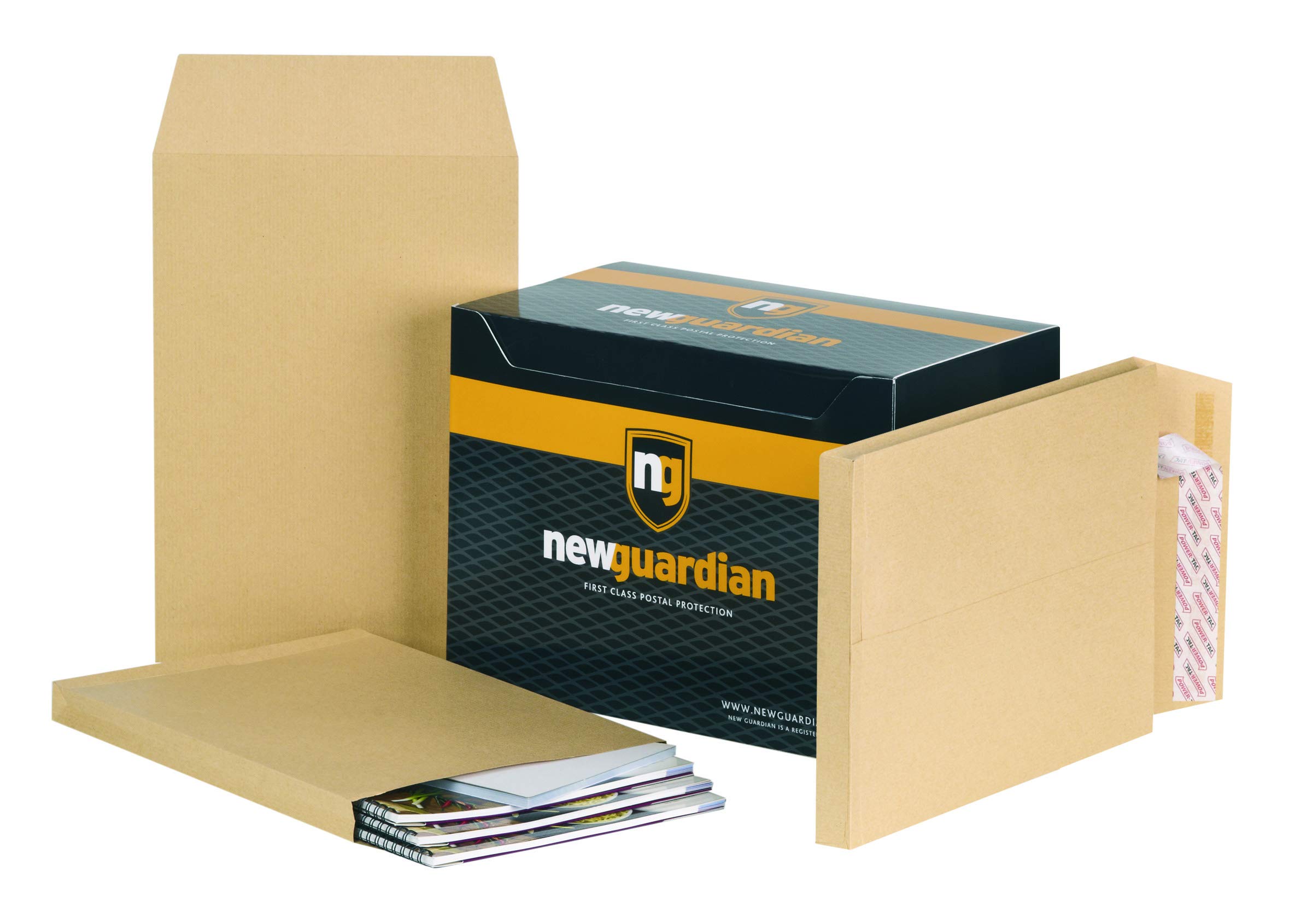 Heavyweight Peel & Seal Gusset Envelopes - 25mm, 130gsm Manila C4 Size (Pack of 100) | Secure Mailing & Document Storage for Business & Office Use