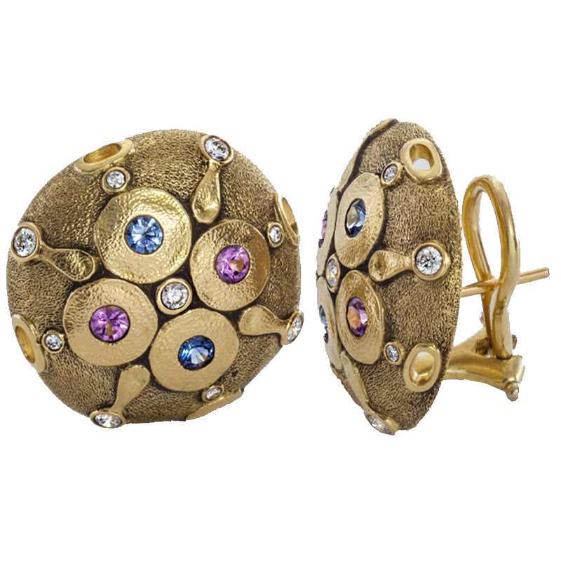 Alex Sepkus Spring Blossom Earrings E174S - Elegant Floral Design Sterling Silver Earrings for Women, Perfect for Weddings, Parties & Everyday Wear