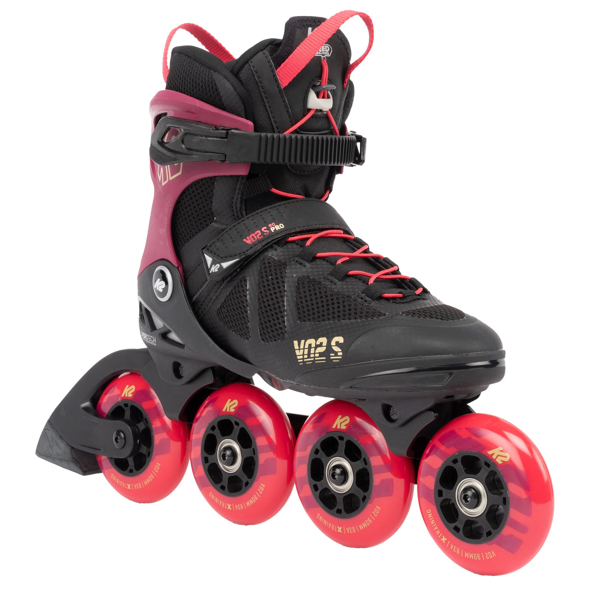 K2 VO2 S 90 Women's Inline Skates - High-Performance Rollerblades for Fitness, Speed & Outdoor Skating - Perfect for Commuting, Exercise & Recreational Use