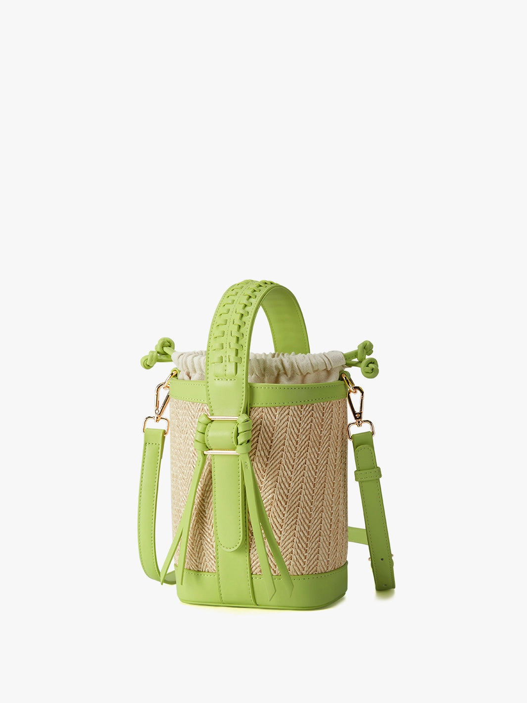 Stylish Marina Raffia Straw Bucket Bag for Women - Summer Beach Tote, Boho Chic Handbag for Travel, Shopping & Outdoor Activities