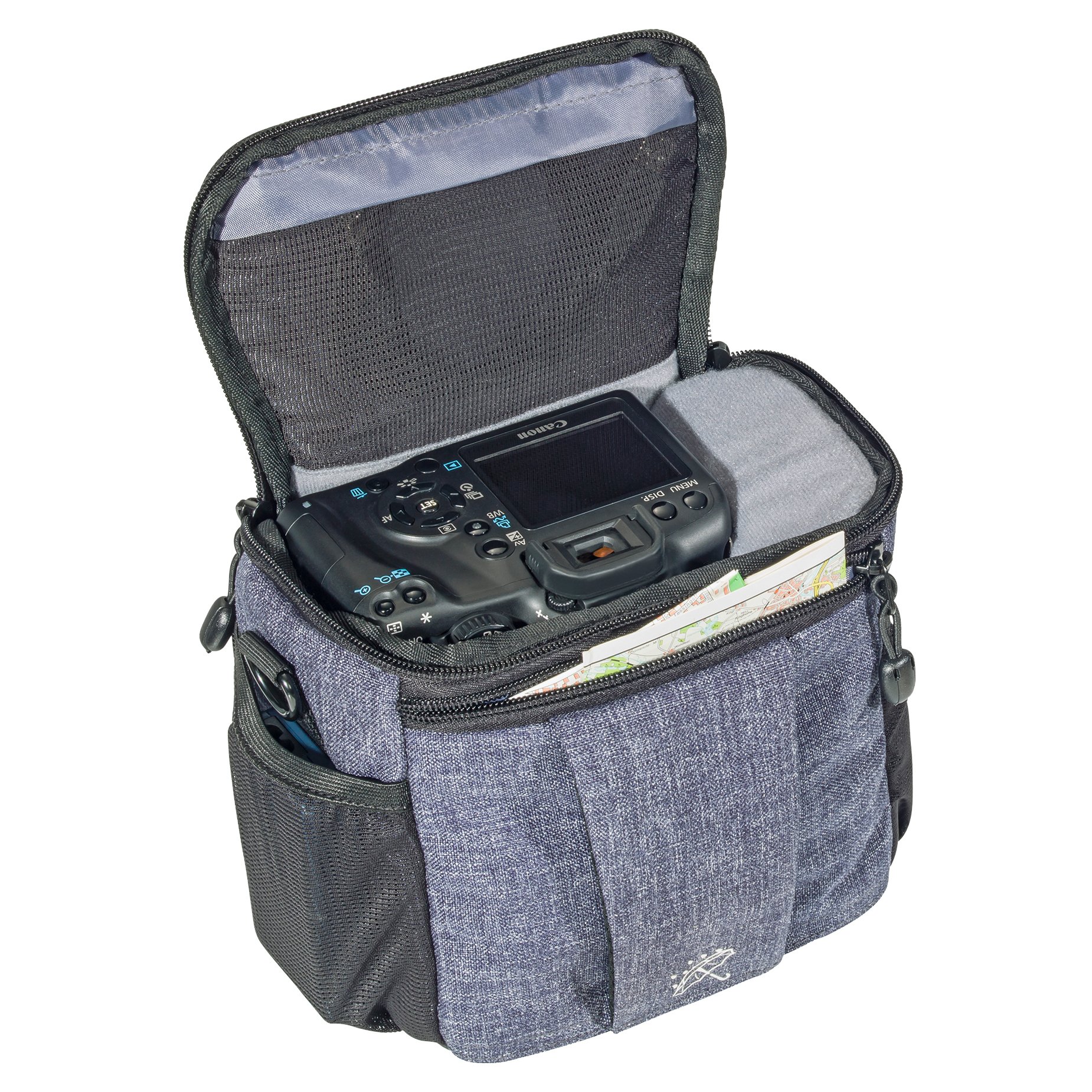 Premium Camera Case for Canon EOS M3, 30D, 50D, 400D, 450D, 100D, 1000D, Nikon D5500 & Sony Alpha 6000 - Durable DSLR Bag for Travel, Hiking and Photography Outdoors
