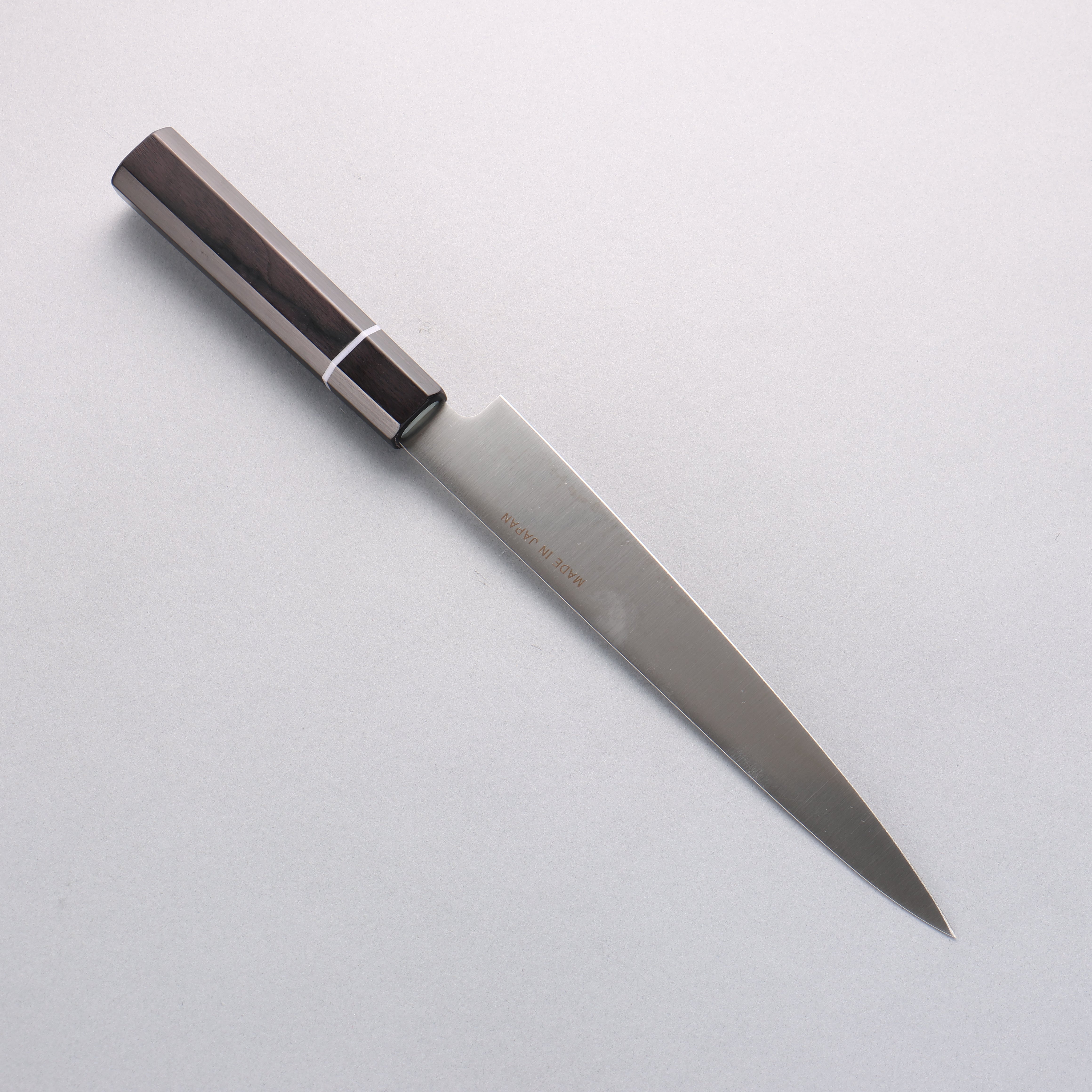Premium Seisuke 210mm Molybdenum Slicer Knife - Black Pakkawood Handle - Professional Chef's Knife for Sushi, Meat & Vegetable Cutting