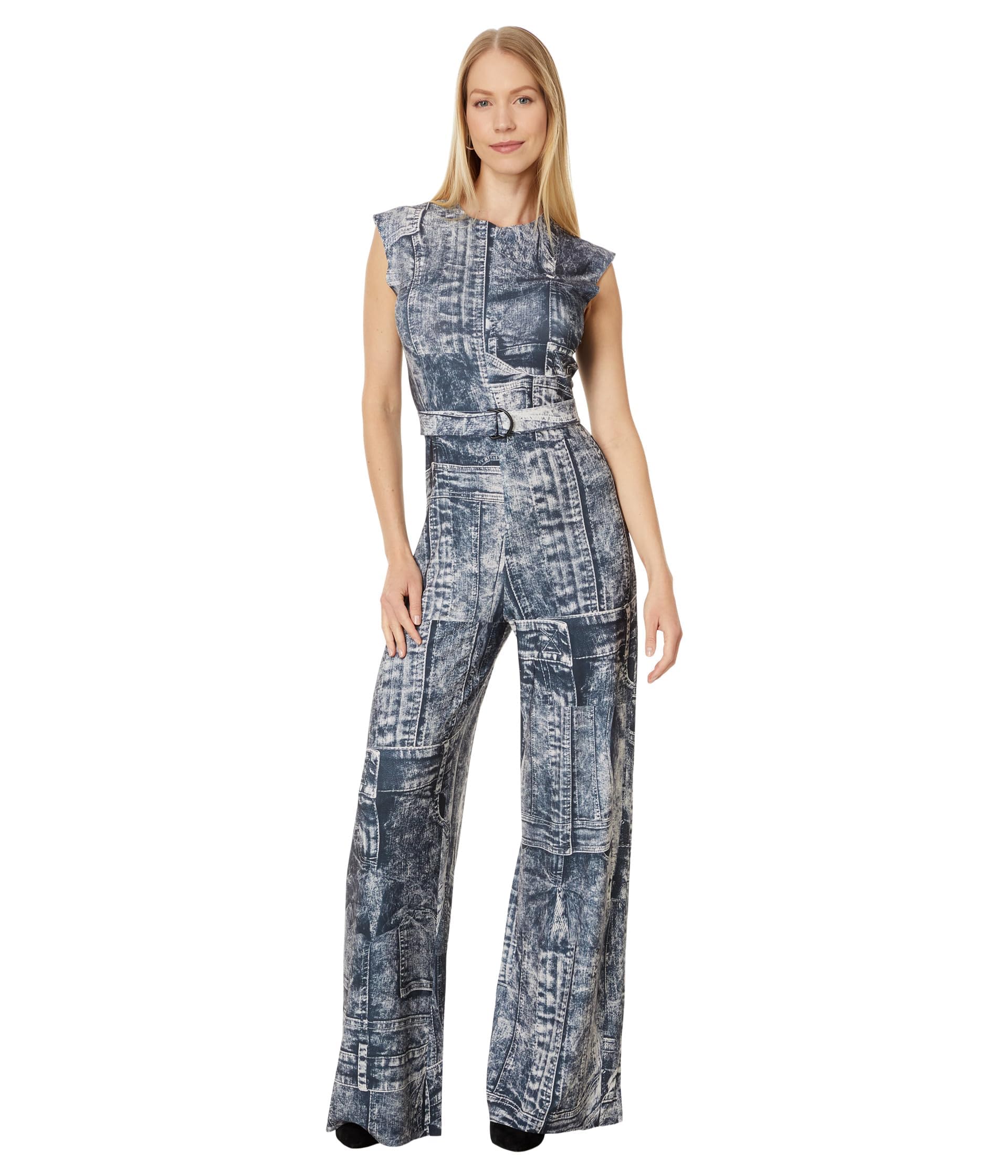 Norma Kamali Women's Sleeveless Jumpsuit - Stylish One-Piece Romper for Summer, Casual Wear & Beach Outfits | Perfect for Vacations, Parties & Date Nights