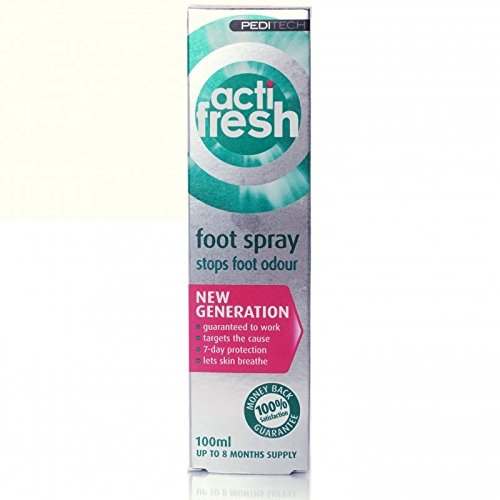PEDITECH Foot Odor Treatment Spray 100ml - Eliminates Smelly Feet & Shoe Odor - Ideal for Athletes, Hikers & Daily Use