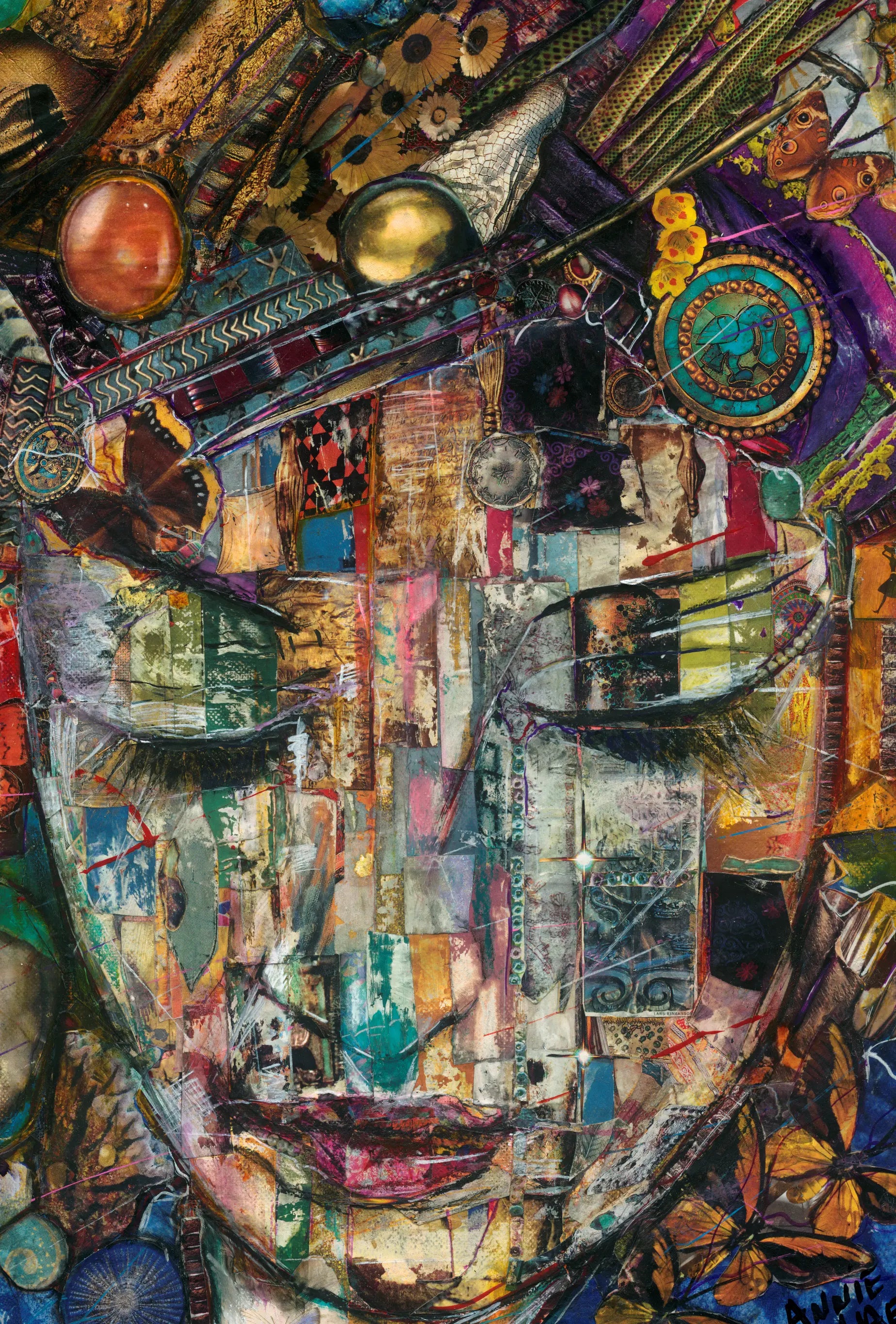 Méabh: Limited Edition Hand-Embellished Art Print - Perfect for Home Decor, Office Wall Art & Gift Giving