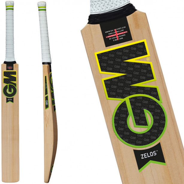 GM Zelos Narrow Junior Cricket Bat - Lightweight & Durable for Youth Players - Perfect for Practice & Matches