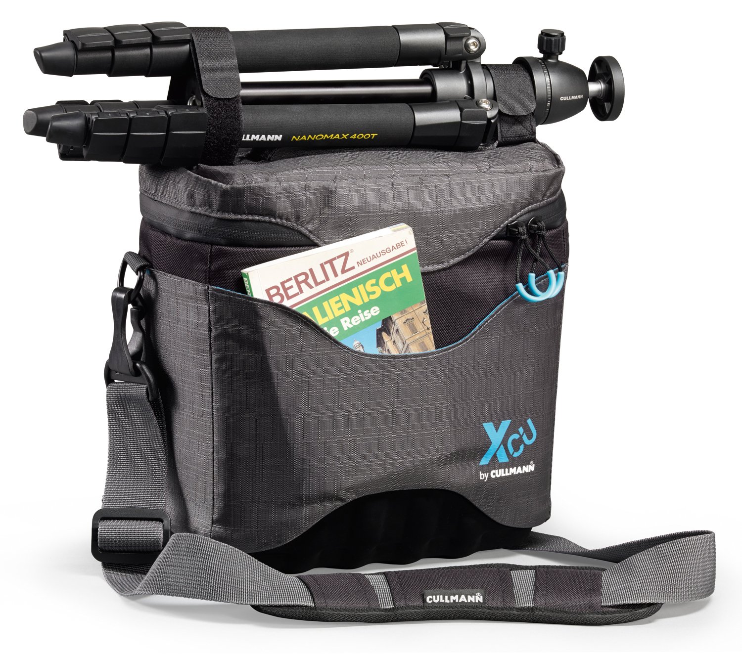 99540 X-CU Outdoor Maxima 200 DSLR Camera Bag - Waterproof Medium Size DSLR Case for Canon Nikon Sony (Grey/Black) - Perfect for Hiking, Travel & Photography Adventures