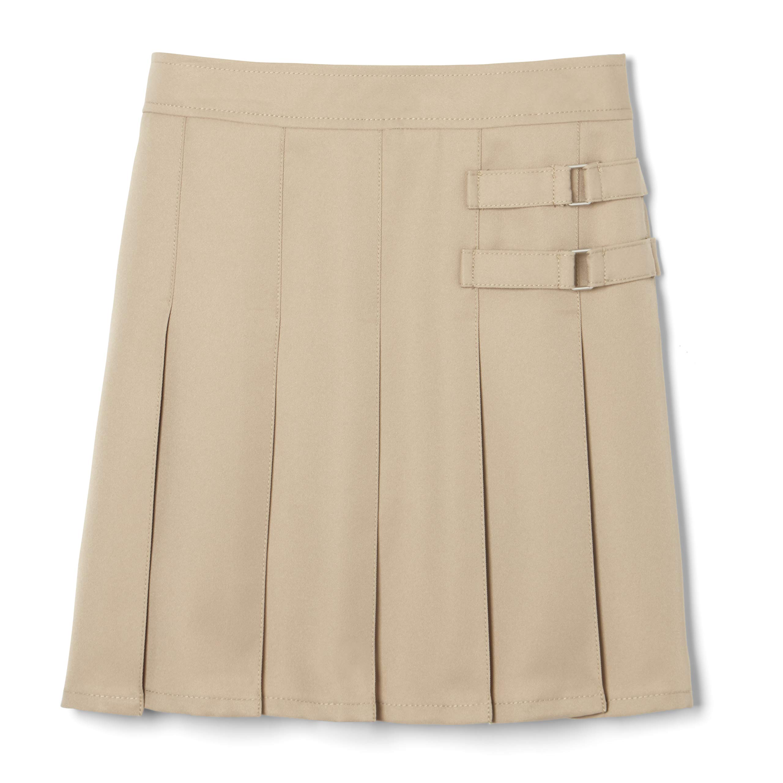 French Toast Girls' Adjustable Waist Pleated-Front Scooter Skirt - Perfect for School Uniforms, Playdates & Casual Wear