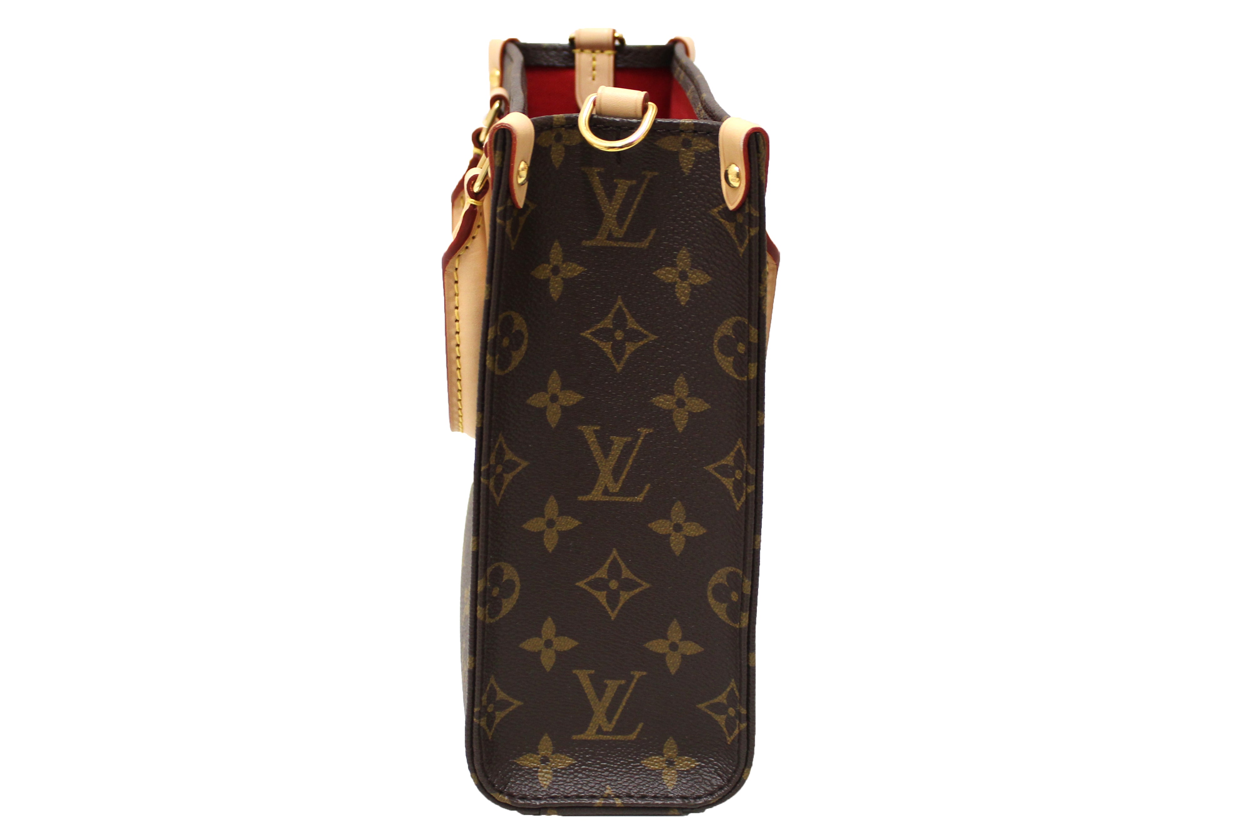 Authentic Louis Vuitton Monogram Sac Plat BB Handbag | Luxury Designer Crossbody Bag for Women | Perfect for Work, Travel & Evening Events