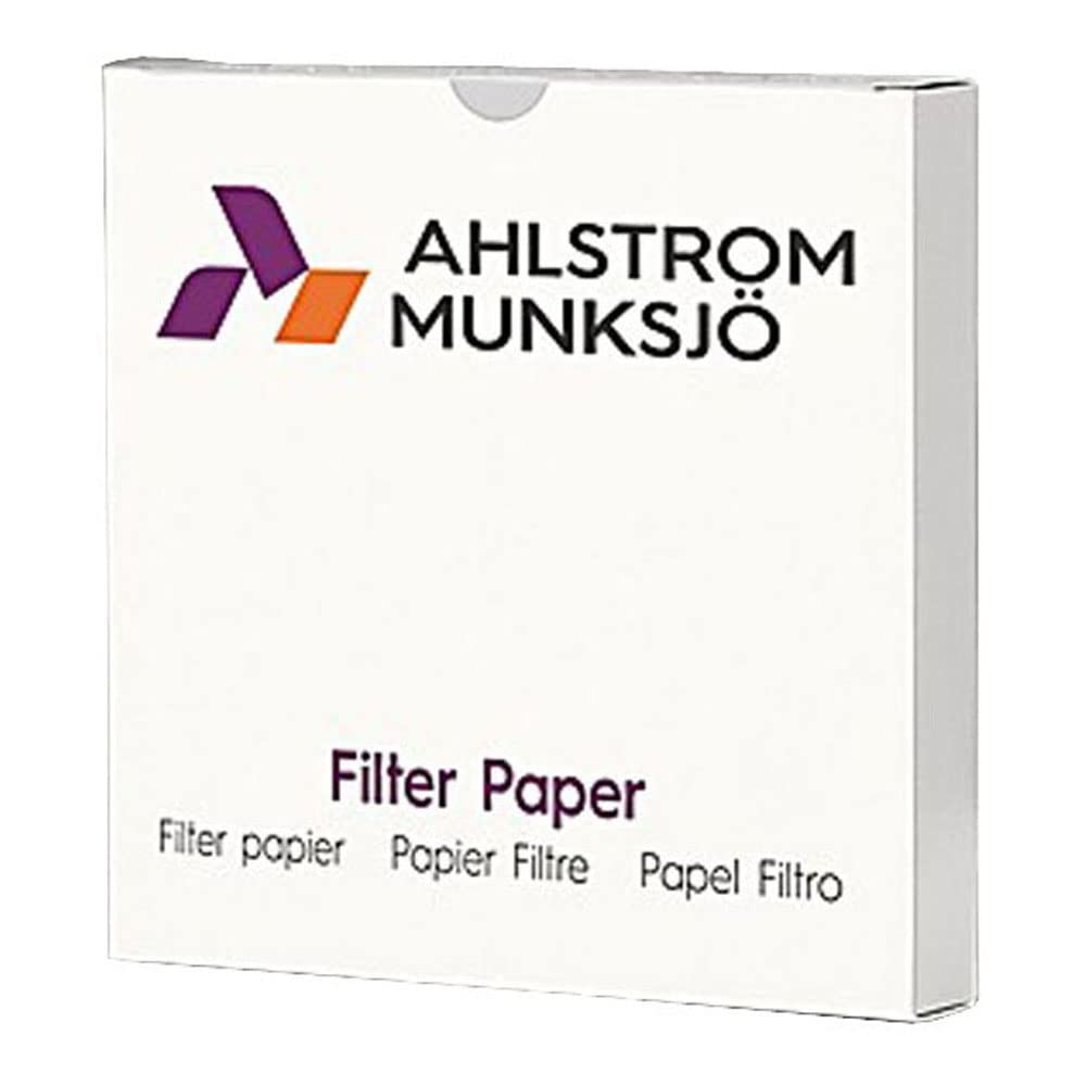 Premium 1310-1500 Grade 131 Glass Microfiber Filter Paper - 15.0 cm Diameter (Pack of 100) for Laboratory Filtration, Air Quality Testing, and Scientific Research Applications