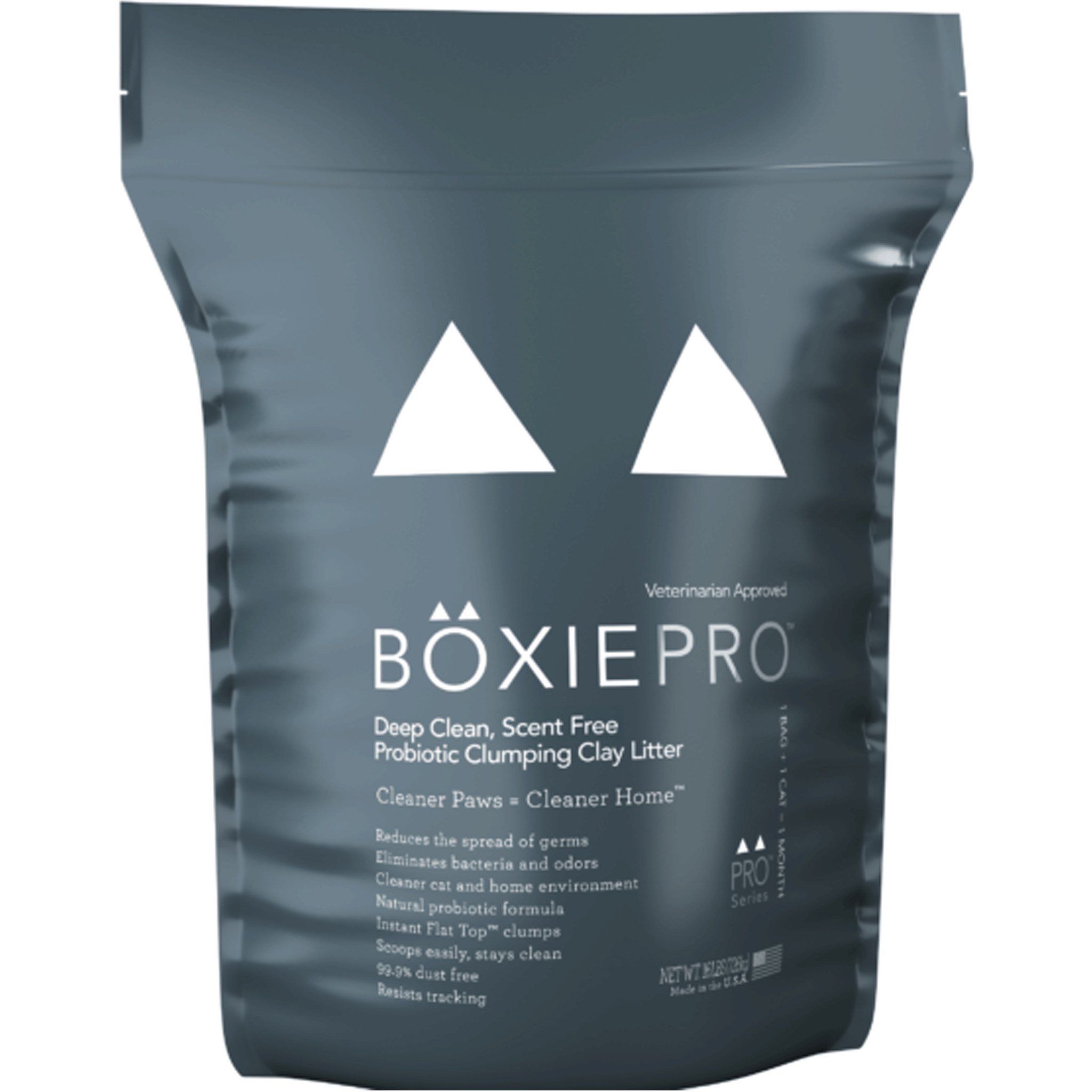 Boxiecat PRO Clumping Cat Litter - Premium Odor Control & Low Dust for Deep Cleaning | Ideal for Multi-Cat Homes & Large Litter Boxes