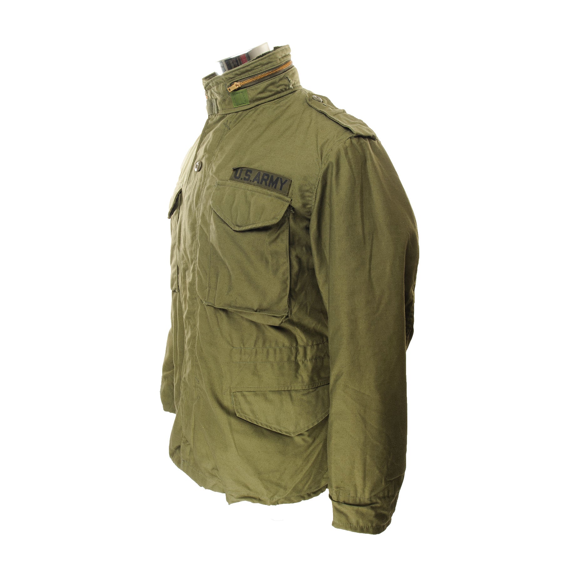 Vintage US Army M-1965 M65 Field Jacket 1982 - Small Regular Size | Military Green Outerwear for Men | Perfect for Outdoor Adventures, Hiking, and Casual Wear