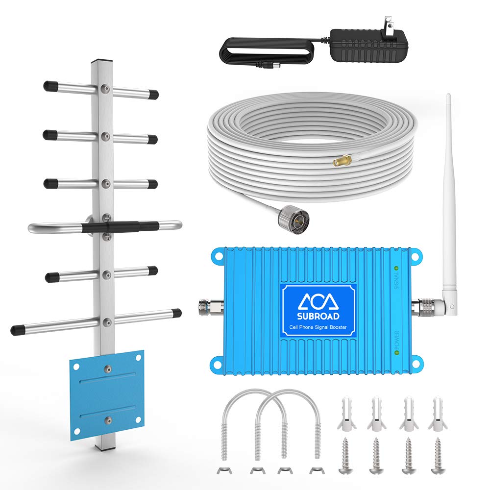 850MHz Band 5 2G GSM 3G CDMA 4G LTE Cell Phone Signal Booster - FDD Mobile Signal Amplifier for ATT & All Carriers - Home Office Warehouse Basement Garage Use - Improves Call Quality & Data Speed in Weak Signal Areas