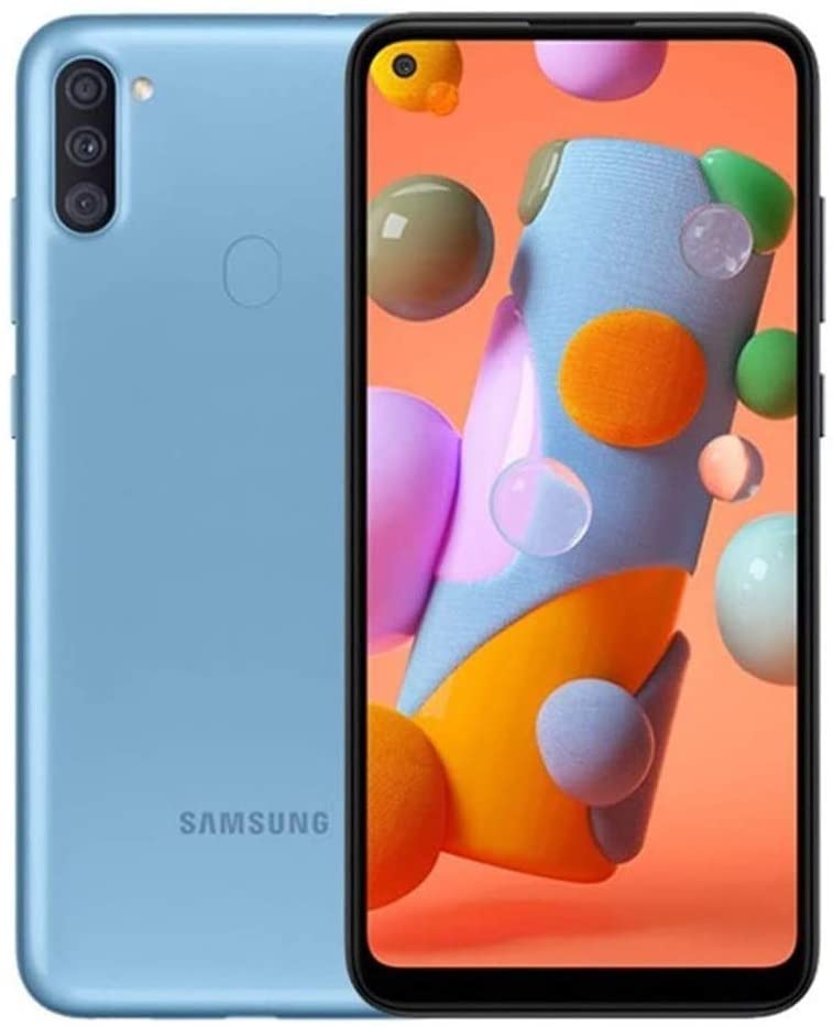 Samsung Galaxy A11 32GB Unlocked Smartphone - Blue (Compatible with Verizon) - Perfect for Streaming, Gaming & Everyday Use