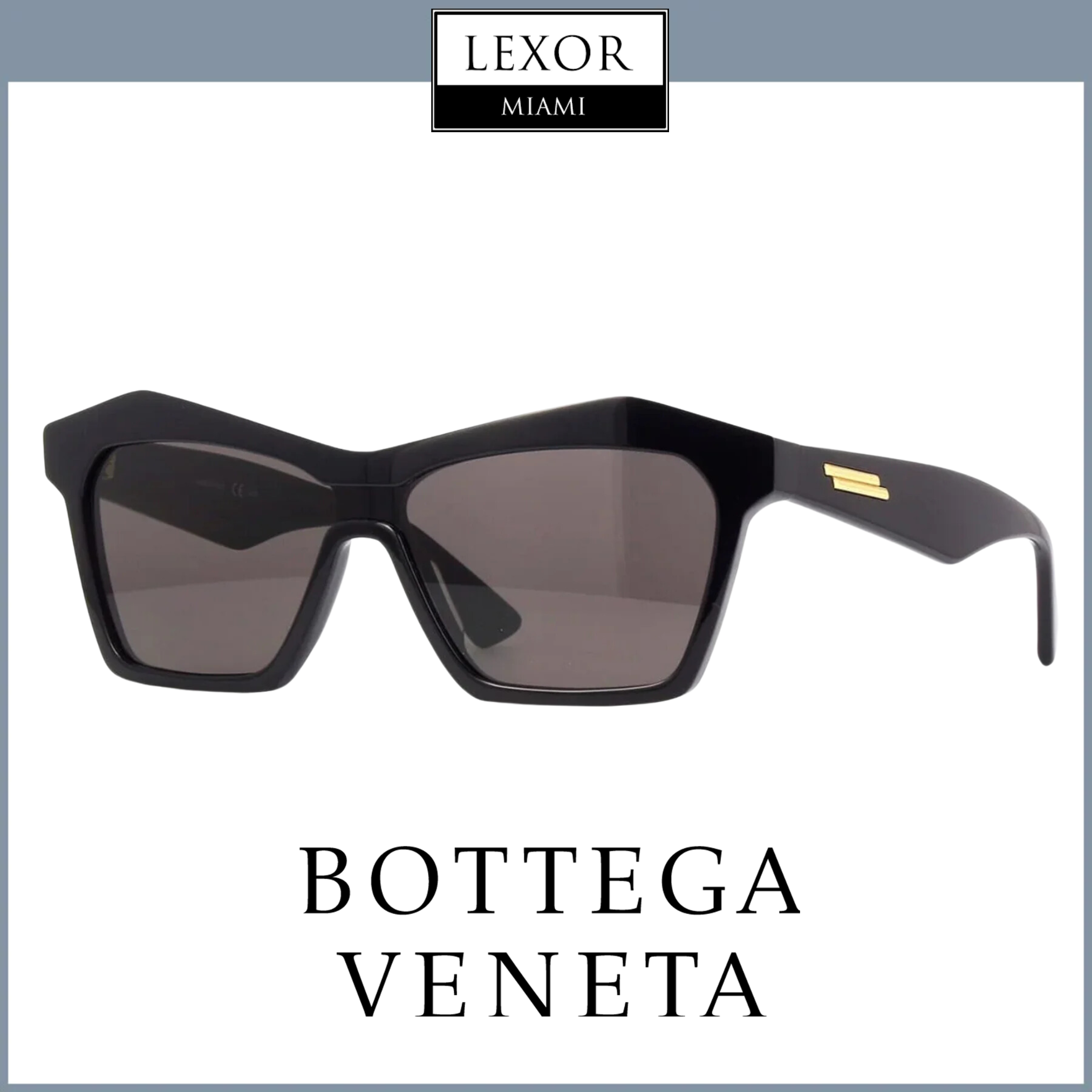 Bottega Veneta BV1093S 001 99 Unisex Sunglasses - UV Protection Polarized Lenses for Men & Women - Perfect for Driving, Beach & Outdoor Activities