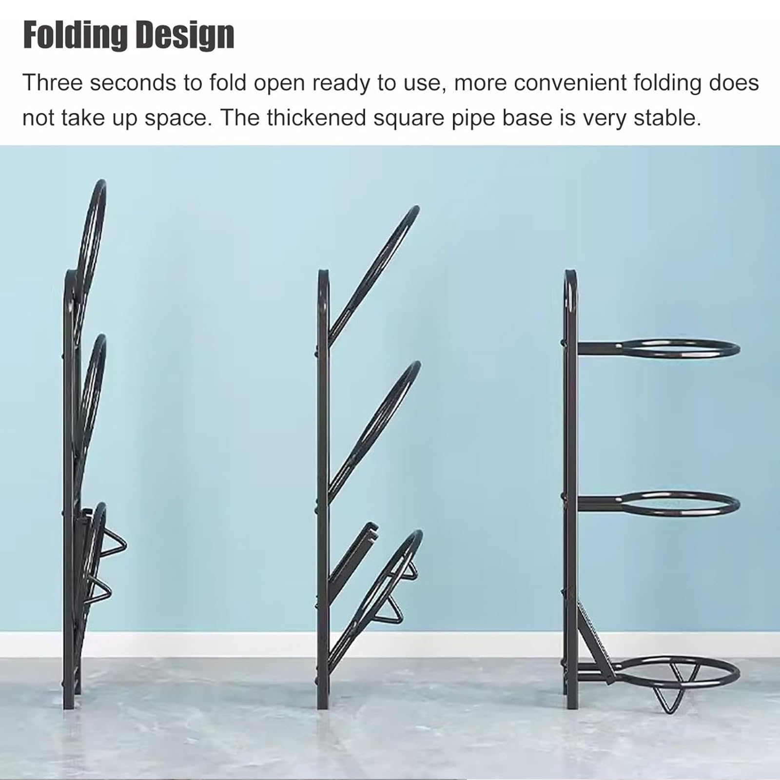 3-Tier Freestanding Basketball Storage Rack for Kids - Organize Boys & Girls Sports Equipment in Playrooms, Garages & Basements - Perfect for Child's Room, Playgroup & Sports Gear Organization