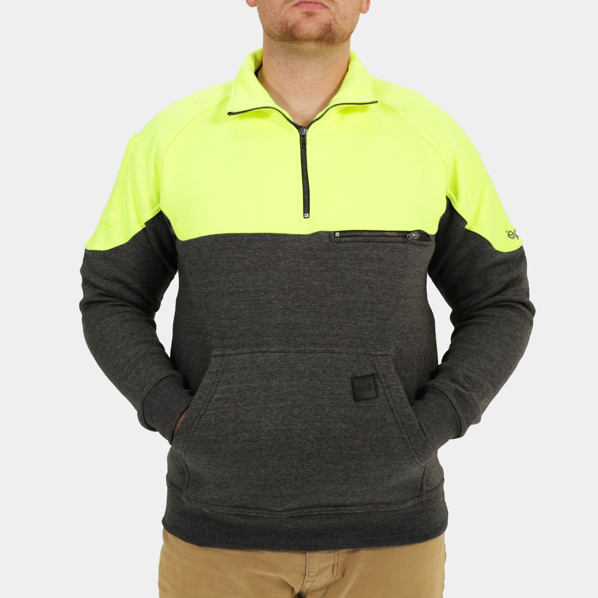 Peak Quarter Zip Sweater for Men - Lightweight Fleece Pullover with Zipper Collar - Perfect for Hiking, Camping & Outdoor Activities