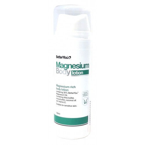 BetterYou Magnesium Body Lotion 150ml - Hydrating & Relaxing Magnesium Lotion for Muscle Recovery, Sleep Support & Skin Health | Perfect for Post-Workout, Stress Relief & Daily Moisturizing