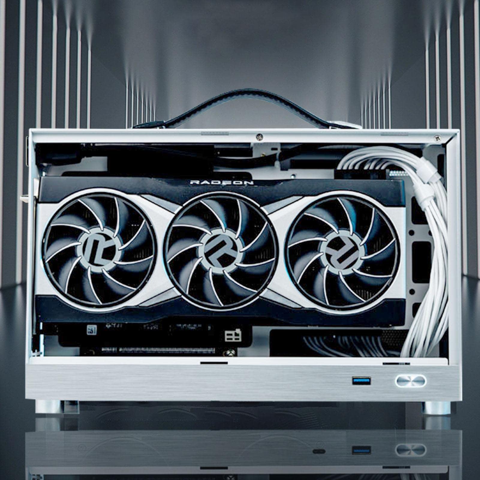 Fowybe ITX PC Case - Mini Slim Portable Computer Chassis with Thickened Design | Perfect for Compact Gaming Rigs, Home Theater PCs & Space-Saving Desktop Builds