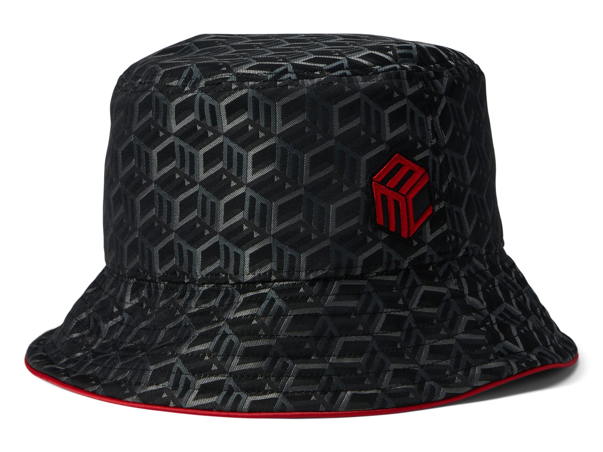 MCM Cubic Logo Jacquard Baseball Cap - Grey One Size Unisex Adjustable Hat for Men & Women | Fashion Accessory for Streetwear, Travel & Outdoor Activities