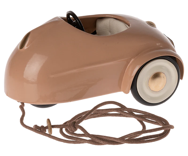 Maileg Mouse Car - Dark Powder | Miniature Toy Vehicle for Kids & Collectors | Perfect for Pretend Play, Gift Giving & Nursery Decor