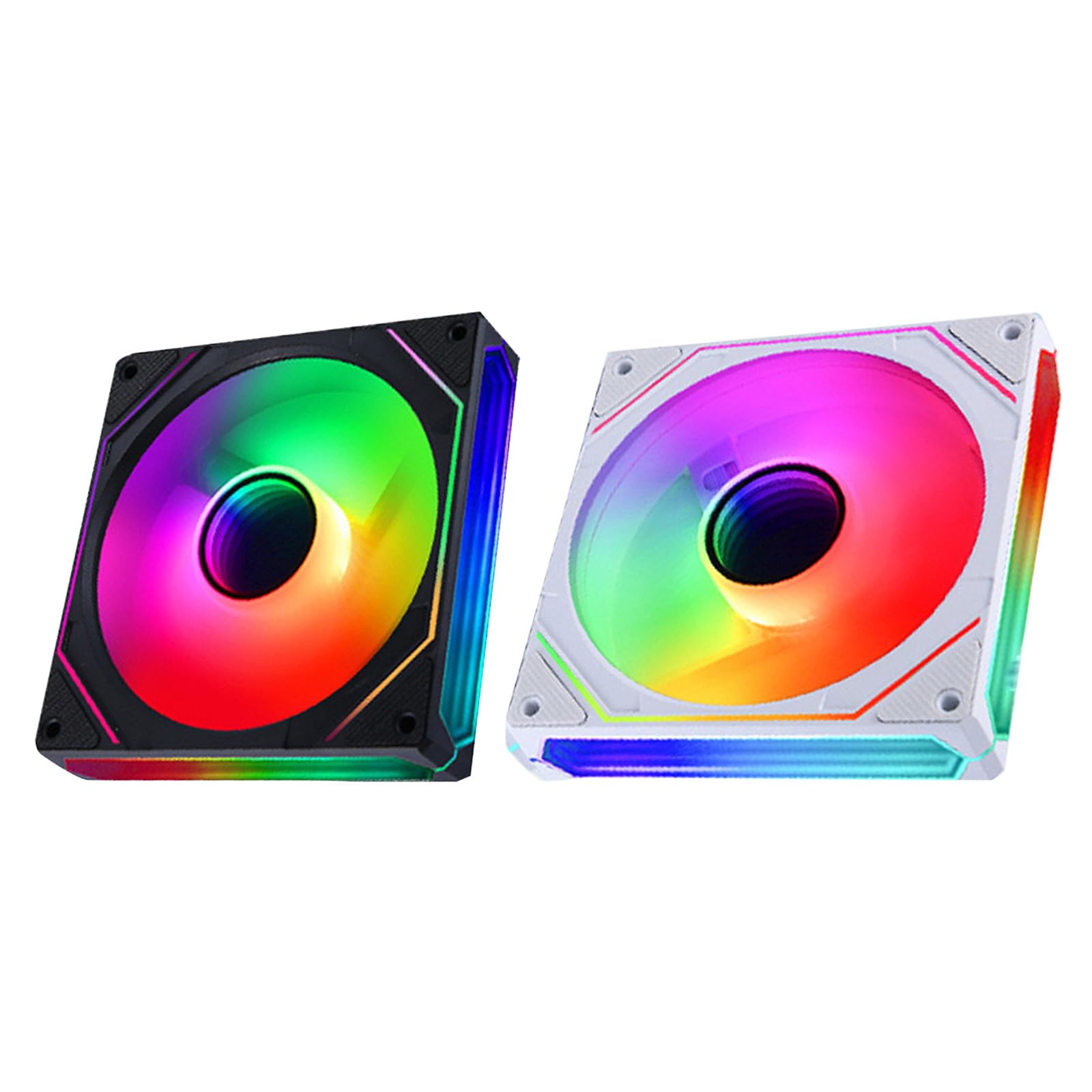 120mm ARGB PC Case Fan with 5V 3Pin Connector - High Performance Cooling Fan for Desktop Computer, Gaming PC & Workstation - Perfect for Case Cooling, RGB Lighting & System Airflow Enhancement