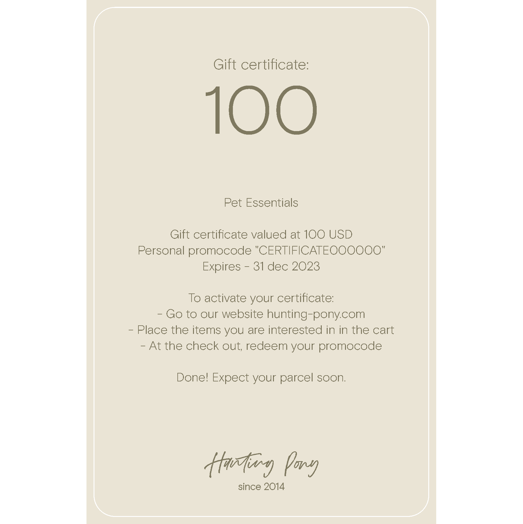 Personalized Gift Certificate - Perfect for Birthdays, Holidays & Special Occasions | Thoughtful Present for Loved Ones