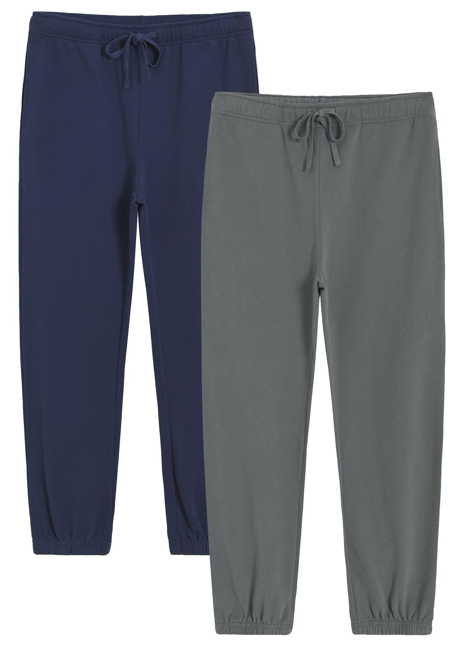 Men's Cotton Lounge Pants Jogger Sweatpants with Pockets - Comfortable Casual Wear for Home, Gym & Travel