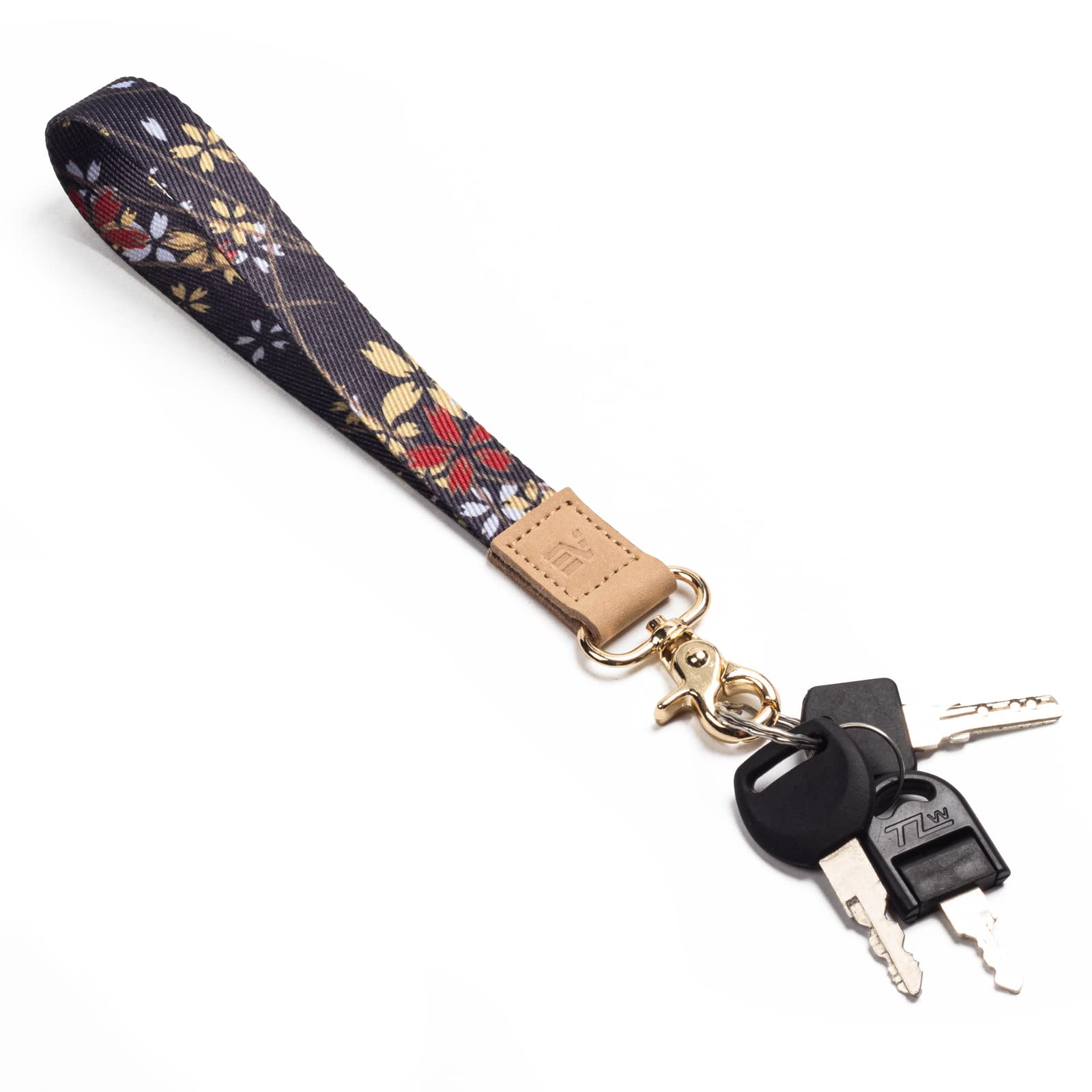 EcoVision 2-Pack Keychain Lanyards for Keys & Wristlet - Women's Key Holder with 4 Keyrings - Perfect for Work & Travel