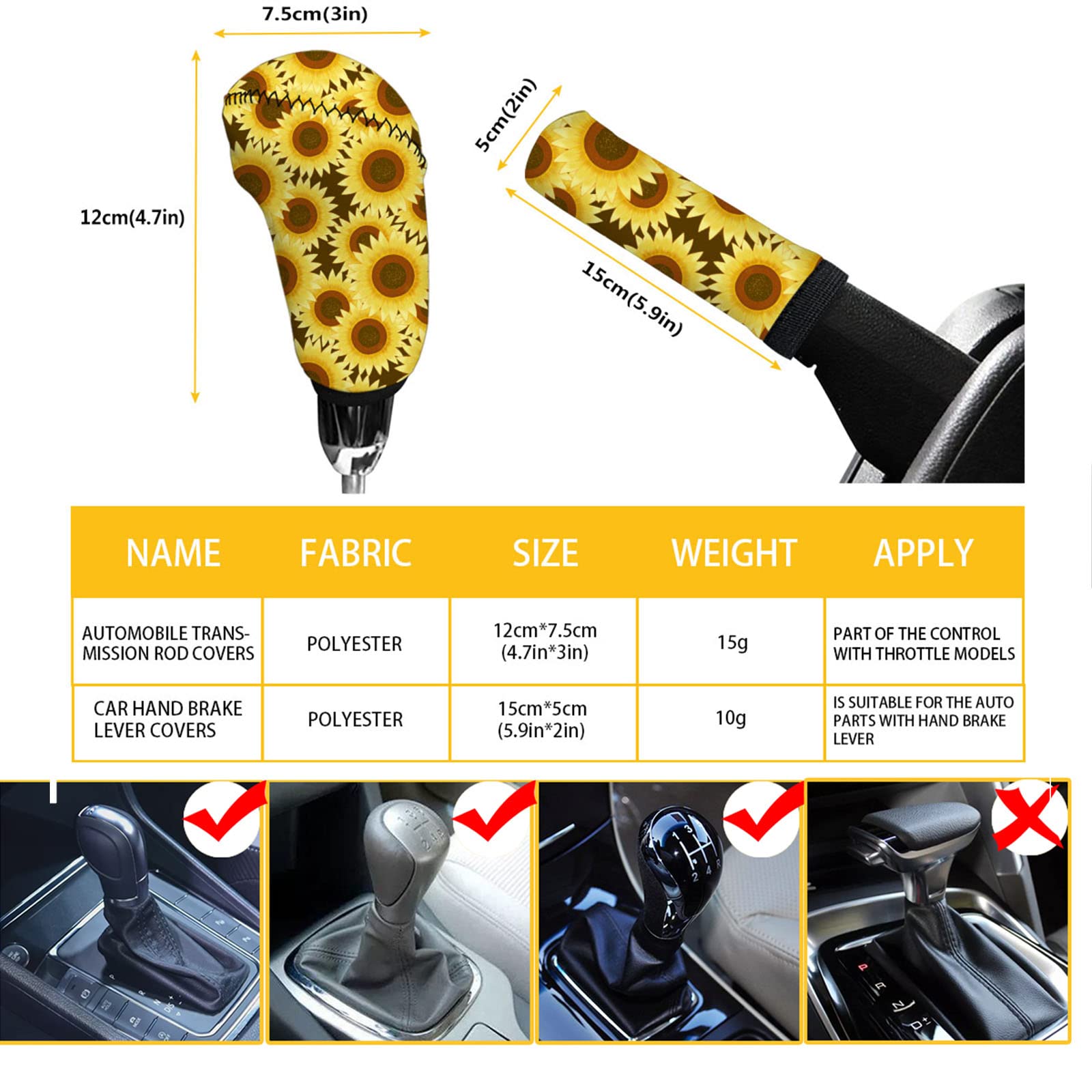 KEIAHUAN Brown Cow Pattern Car Seat Cover Set with Headrest Covers, Steering Wheel Cover, Coasters, Handbrake & Gear Shift Knob Covers for Car, SUV, Van, Truck - Perfect for Road Trips & Daily Commutes