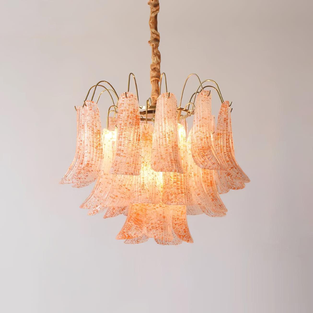 Venini Murano Glass Chandelier - Handmade Italian Crystal Ceiling Light Fixture for Dining Room, Living Room & Bedroom | Luxury Home Decor Lighting