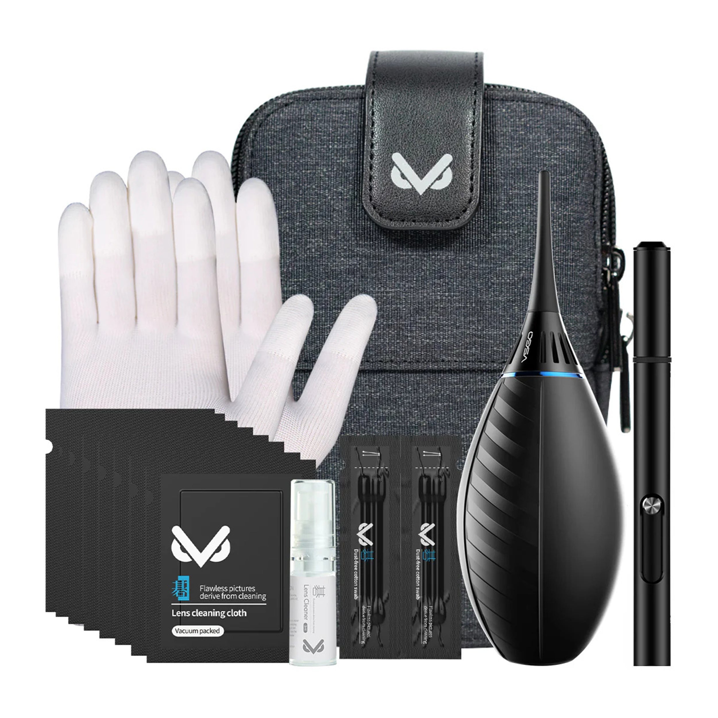 3 LEGGED THING VSGO VS A3E Professional Camera Cleaning Kit - Lens & Sensor Cleaning Tools for DSLR & Mirrorless Cameras - Perfect for Travel, Studio & Outdoor Photography