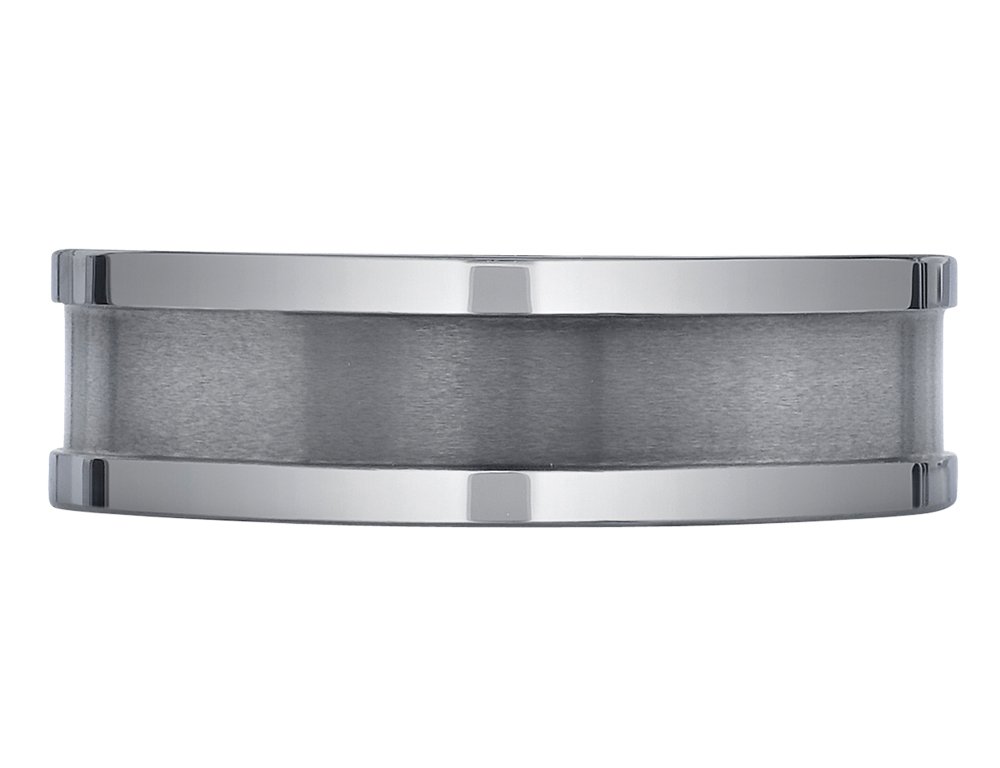 7mm Comfort Fit Tungsten Wedding Band Ring for Men - Durable & Scratch-Resistant, Perfect for Everyday Wear, Anniversaries, and Special Occasions