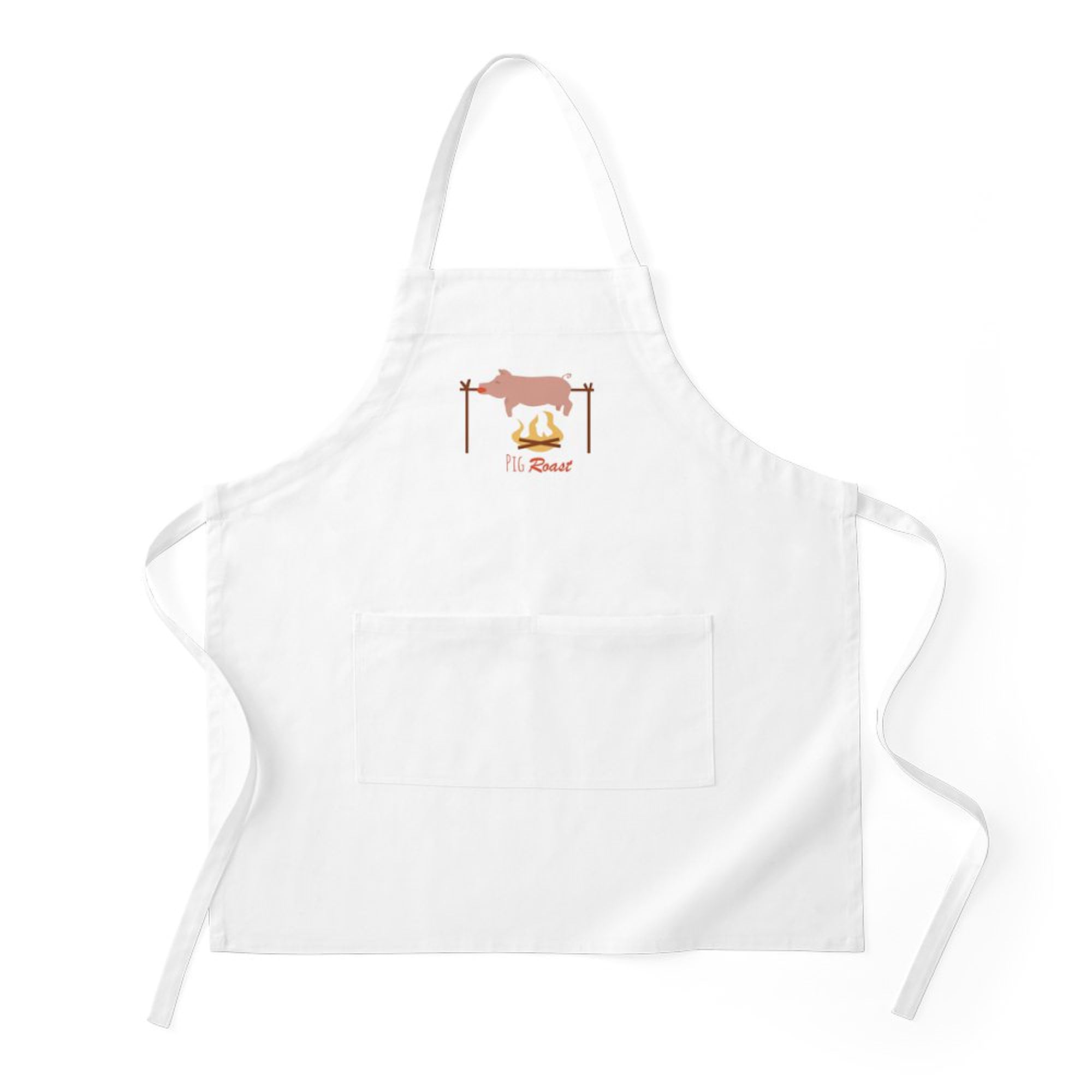 Pig Roast Kitchen Apron with Pockets - BBQ Grilling & Baking Apron for Men & Women - Perfect for Outdoor Cooking, Backyard Parties & Holiday Gatherings