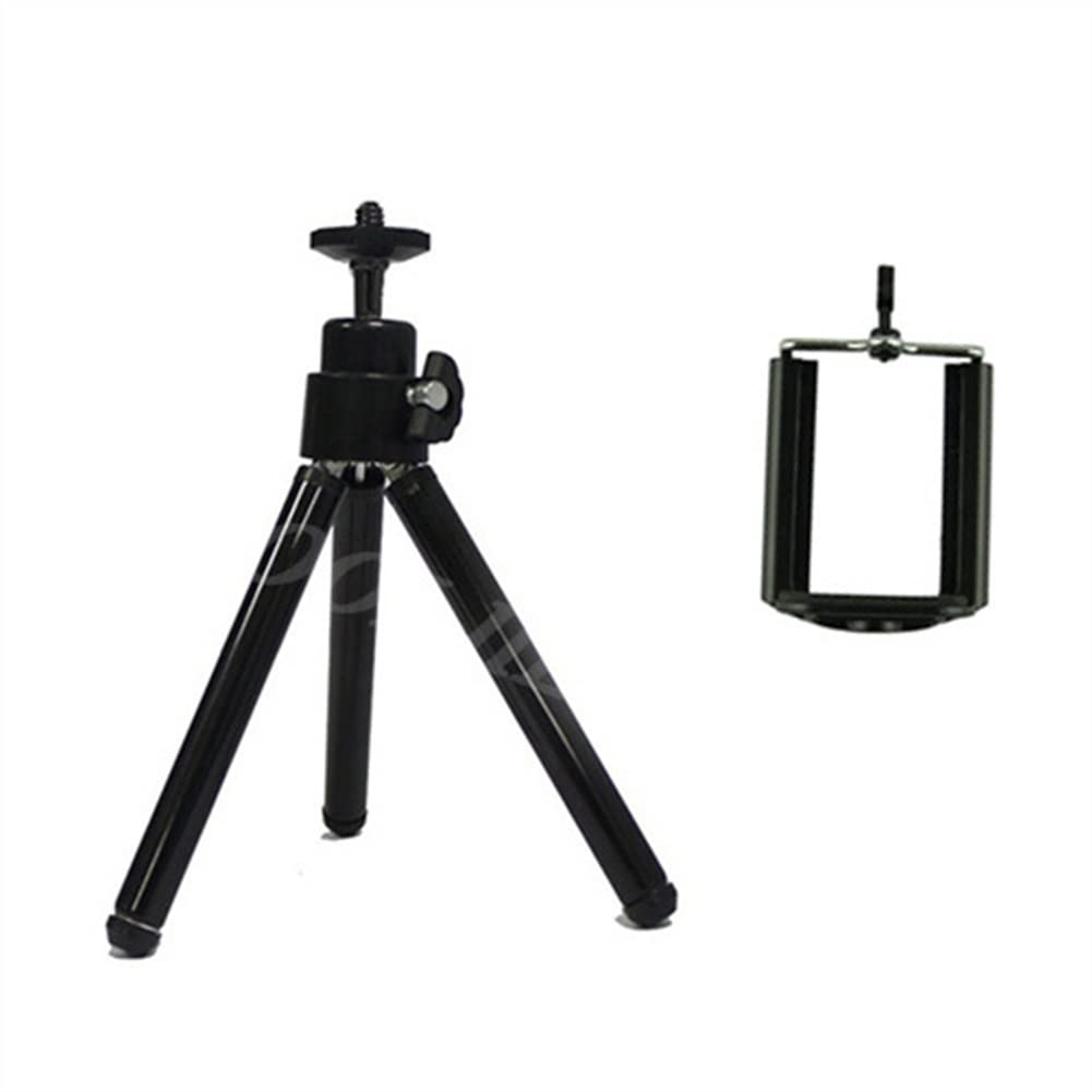 RajoNN Mini Flexible Phone Tripod with Clip - Portable Vlog Stand for Mobile Phones, Red - Perfect for Travel, Selfies, and Video Recording