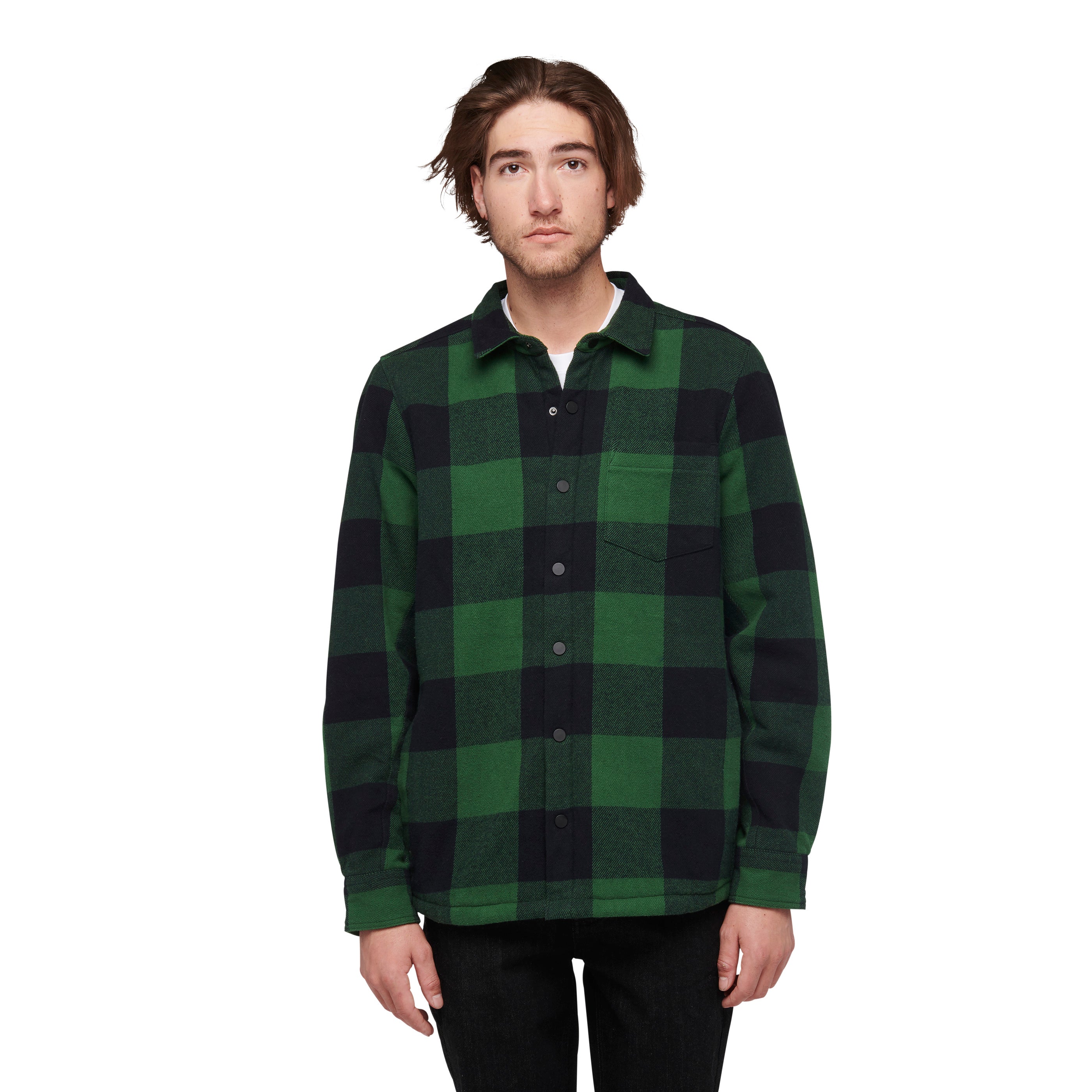 Men's Soft & Warm Project Lined Flannel Shirt - Comfortable Plaid Long Sleeve Button Down for Casual Wear & Outdoor Activities