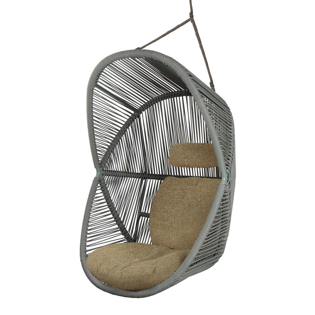 Hanging Chair for Outdoor & Indoor Use - Comfortable Hammock Swing Seat with Stand for Patio, Garden, Balcony, and Bedroom - Perfect for Relaxing, Reading, or Napping