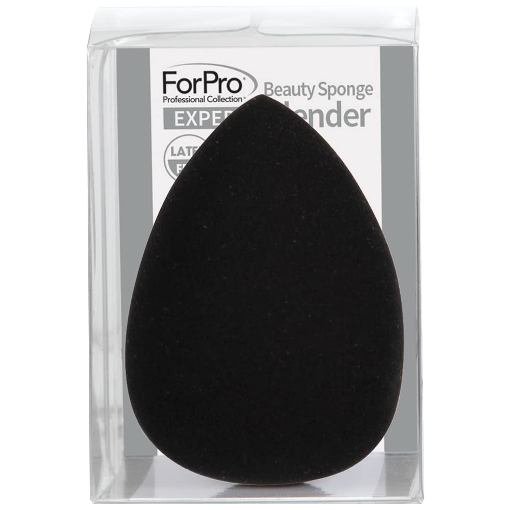 ForPro Professional Makeup Sponge Blender - Latex-Free, 100% Vegan & Cruelty-Free Beauty Sponge for Flawless Foundation & Concealer Application - Perfect for Everyday Makeup, Airbrush Finish & On-The-Go Touch Ups