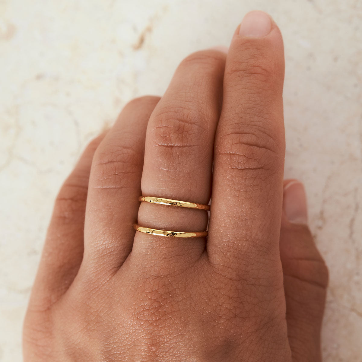 Elemental Gold Ring for Women - Elegant 14K Gold Plated Jewelry for Everyday Wear, Gift Giving & Special Occasions