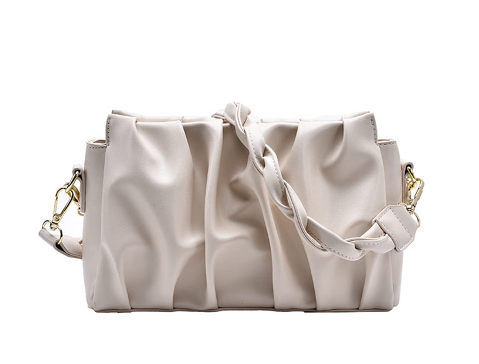 Vintage Leather Shoulder Bag for Women - Retro Classic Clutch Tote with Secure Zipper Closure | Perfect for Work, Travel & Evening Events