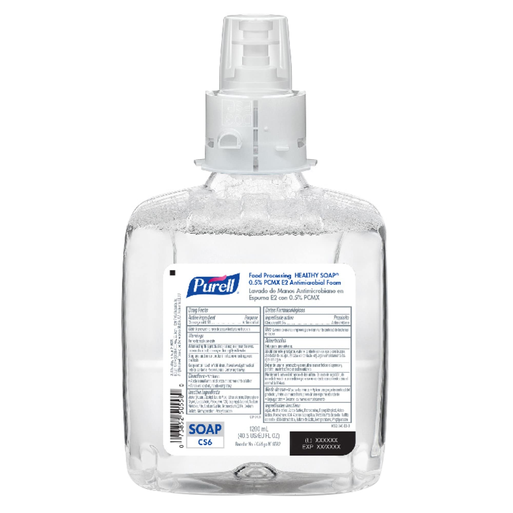 Purell® Unscented Foaming Hand Soap Refill for Food Processing - 40.5 Oz (Pack of 2) | Antibacterial Hand Wash for Commercial Kitchens, Restaurants & Food Safety Use