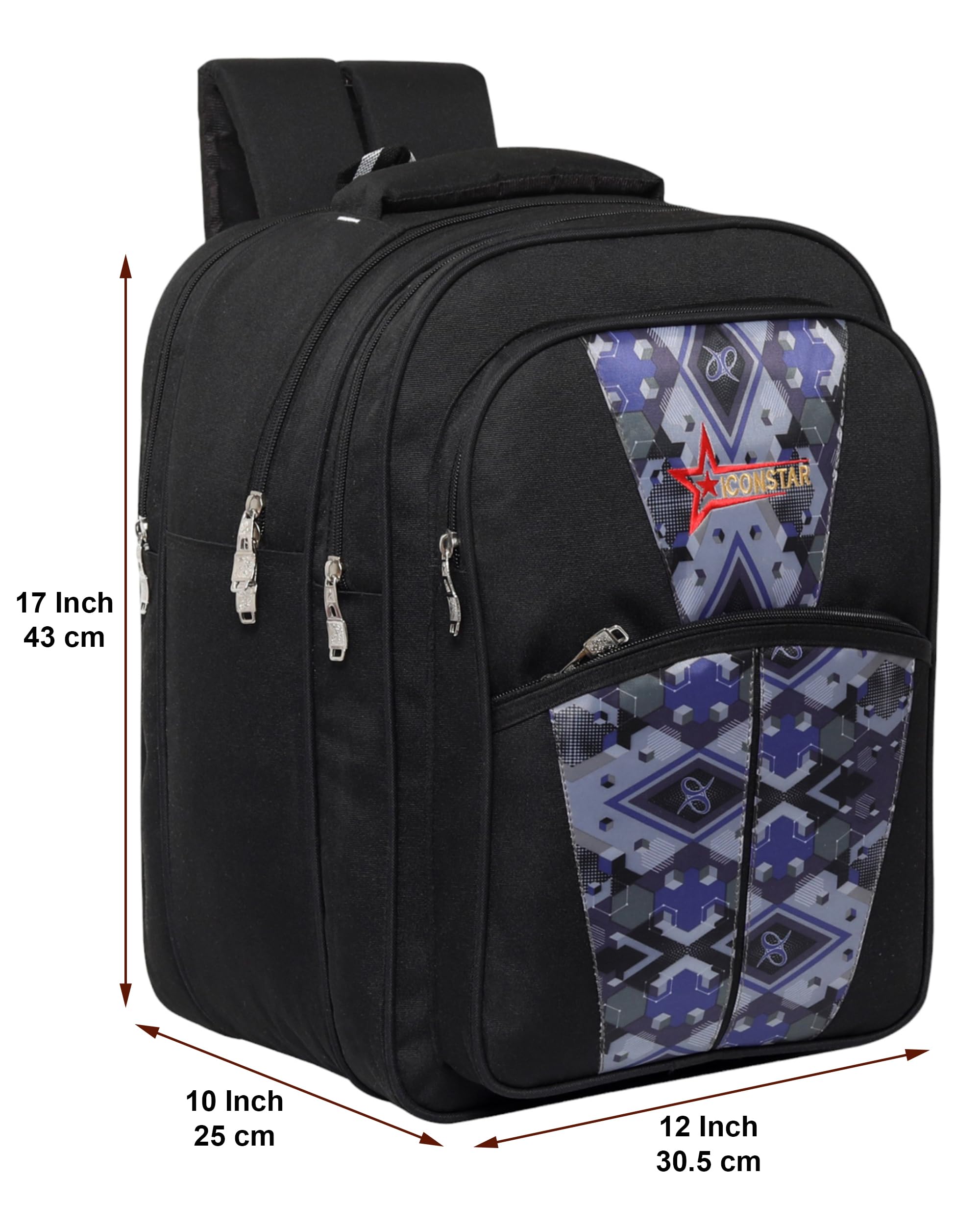 ICONSTAR Kids School Backpack 10L - Lightweight Durable School Bag for Boys & Girls (LKG, UKG, 1st Grade) - Perfect for Daily Use, Books & Lunch Box