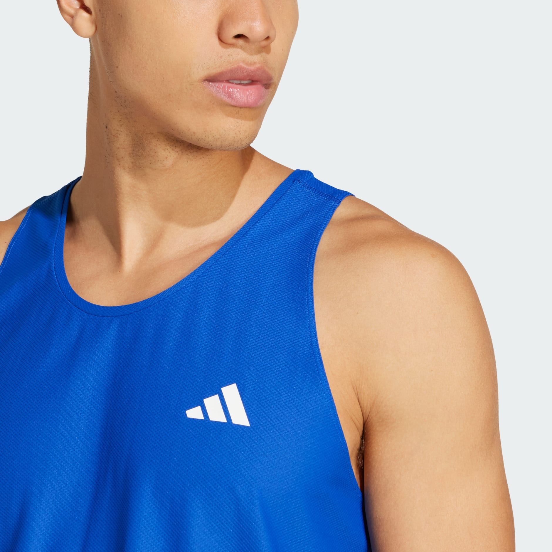 Men's Royal Blue OTR Base Tank Top - Breathable Workout Shirt for Gym, Running & Casual Wear