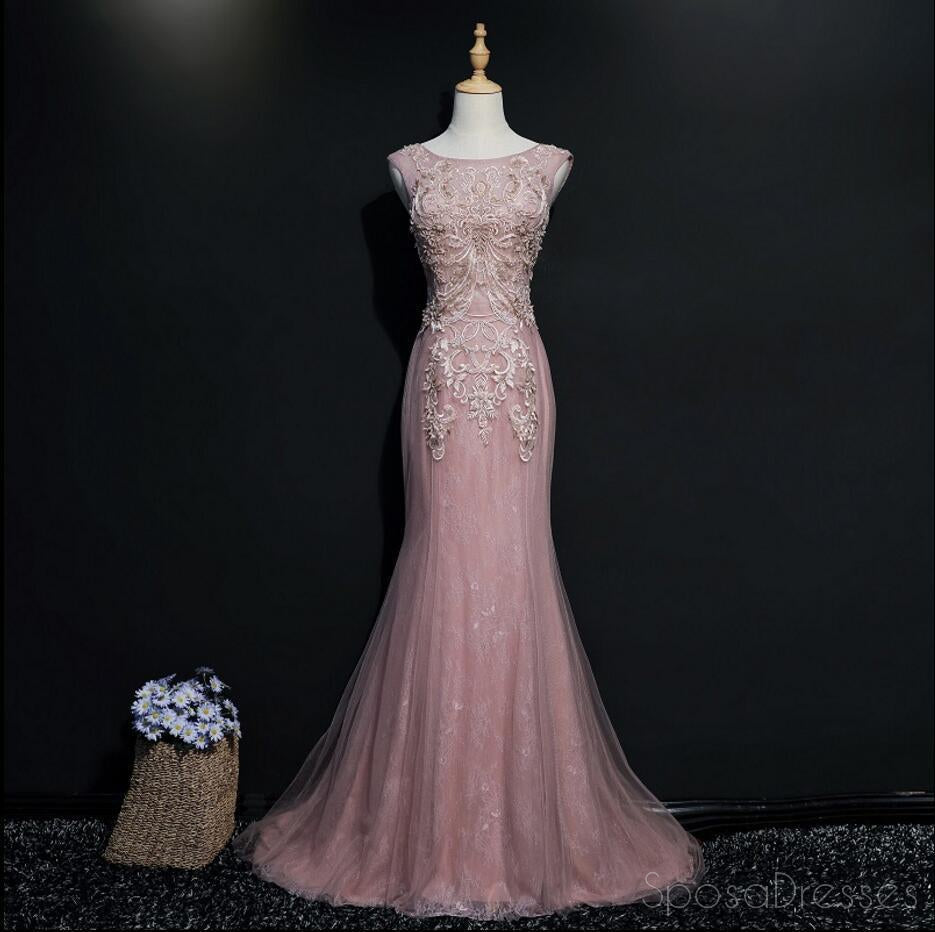 Elegant Lace Mermaid Prom Dress with Cap Sleeves & Scoop Neckline - Long Formal Evening Gown for Homecoming, Wedding, Ball & Special Occasions - Custom Sizing Available - Style 17217
