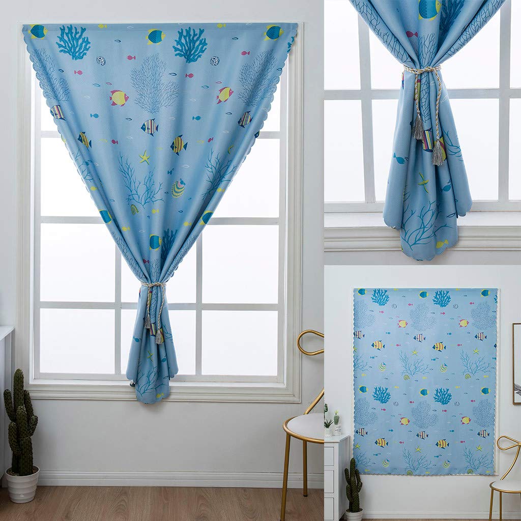 Blackout Window Curtain Panels for Bedroom & Bathroom - Light Blocking Door Drapes, Home Textiles for Privacy & Sun Protection (Perfect for Living Room, Nursery, and Office Use)
