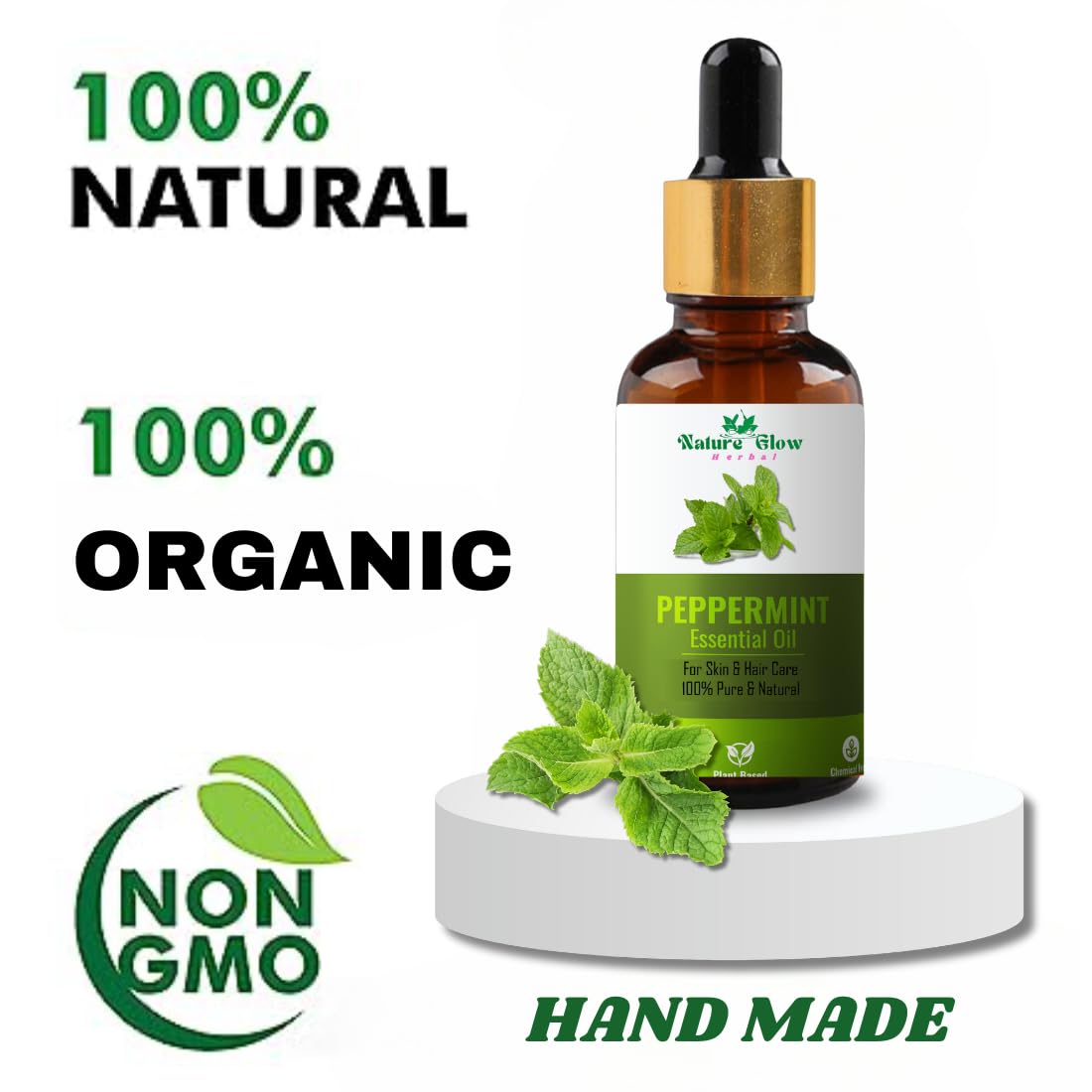 Pure Natural Peppermint Essential Oil - 100% Undiluted Therapeutic Grade for Aromatherapy, Skin Care, Hair Treatment & Diffuser Use - 15ml Bottle (Pack of 1) - Perfect for Relaxation, Stress Relief & Home Spa