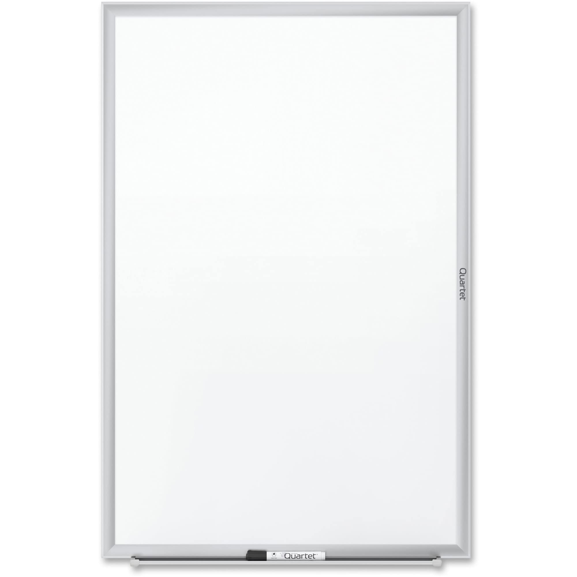 Quartet 5' x 3' Non-Magnetic Dry Erase Whiteboard with Silver Aluminum Frame - Perfect for Office Meetings, Classroom Teaching & Home Office Organization (Model S535)