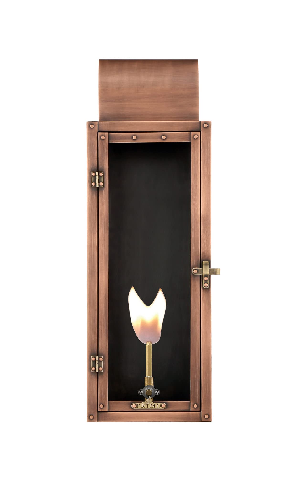 LF-24G Handcrafted Copper Lantern - Vintage Outdoor Hanging Light for Garden, Patio & Porch - Weather-Resistant Decorative Lighting for Home & Events