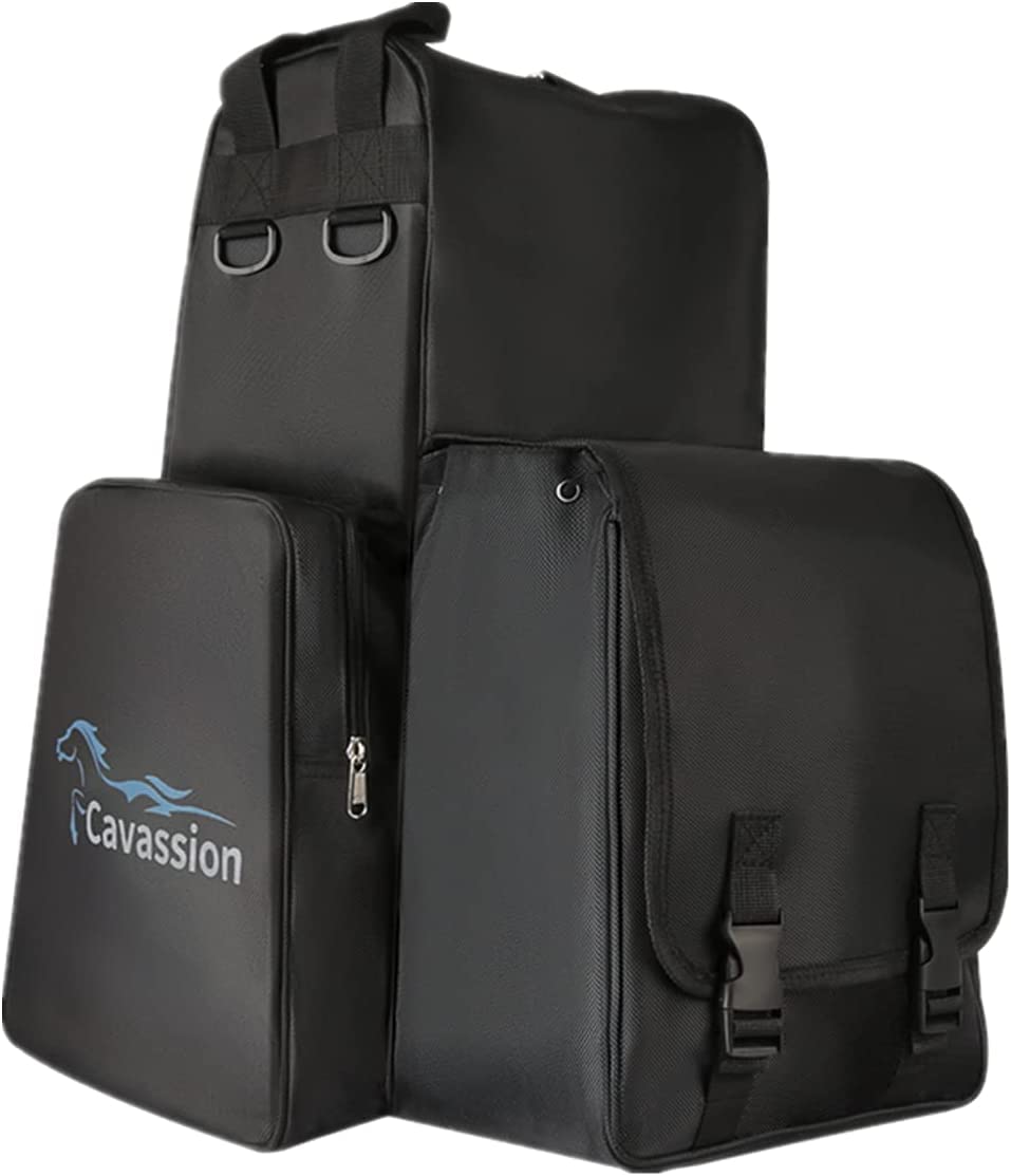 WINTENT Equestrian Tall Boot and Helmet Storage Bag - Waterproof Horse Riding Gear Organizer for Boots, Helmet & Accessories - Perfect for Competitions, Training & Stable Use
