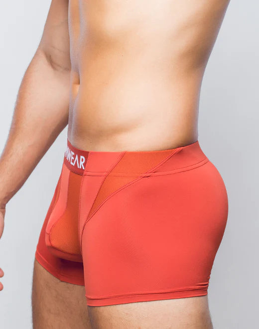 Supawear Vortex Boxer Briefs for Men - Soft & Breathable Cranberry Red Underwear - Perfect for Gym, Running & Everyday Comfort